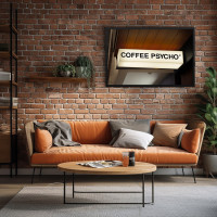 Quadro Decorativo Coffee Psycho