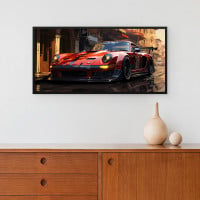 Quadro Decorativo Porsche Tunado