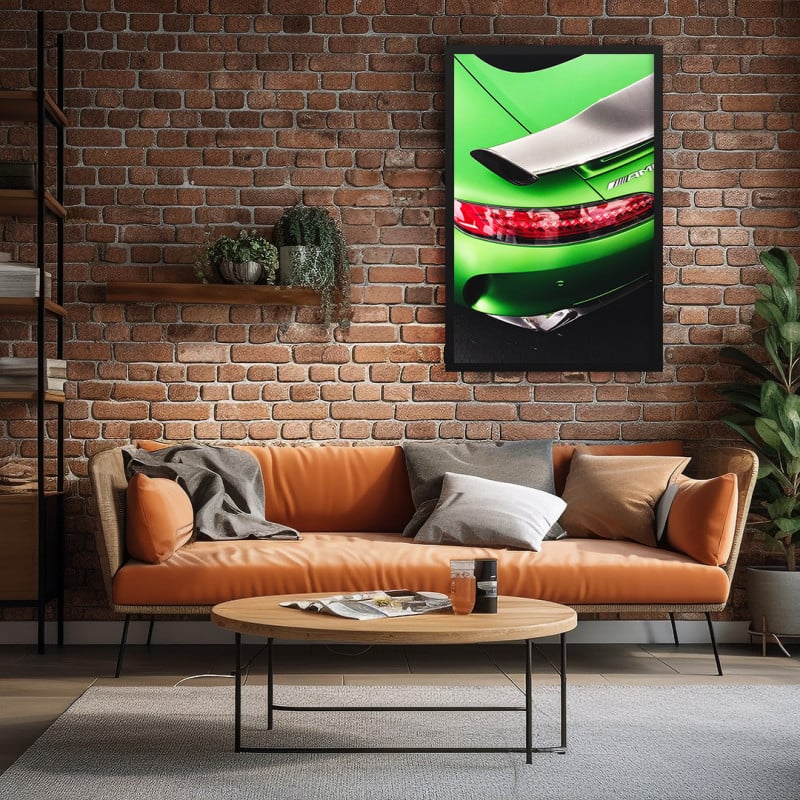 Quadro Decorativo Diabo Verde