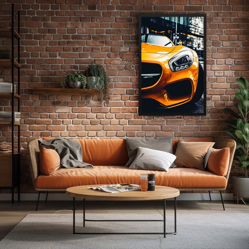 Quadro Decorativo Mercedes-benz AMG GTR