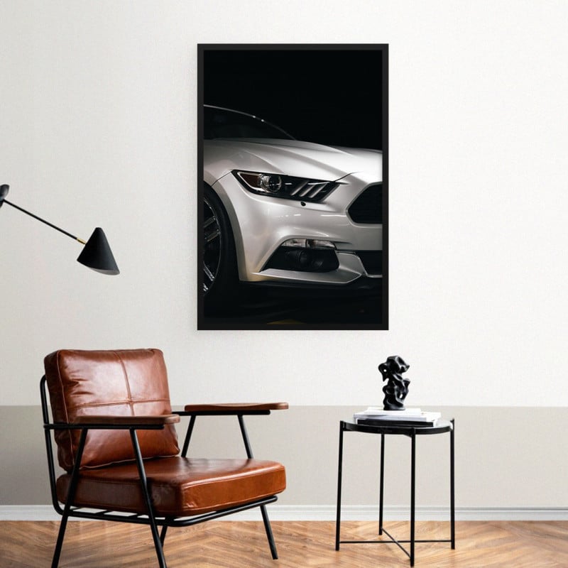 Quadro Decorativo Ford Mustang Rouge