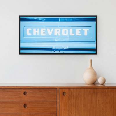 Quadro Decorativo Placa Chevrolet