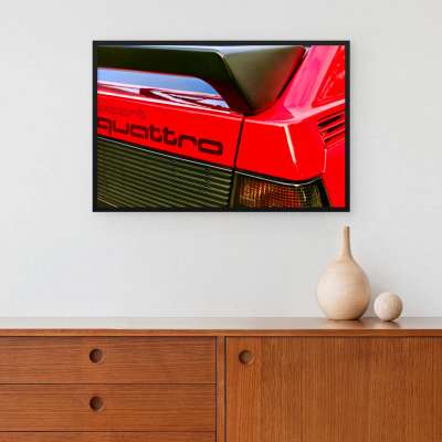 Quadro Decorativo Audi Sport Quattro