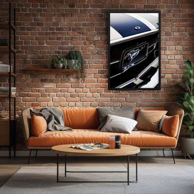 Quadro Decorativo Emblema Ford