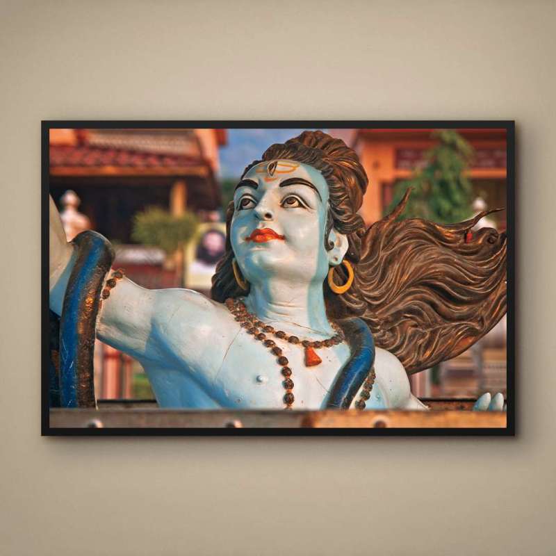 Quadro Decorativo Shiva em Rishikesh