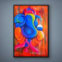 Quadro Decorativo Shiva em Rishikesh