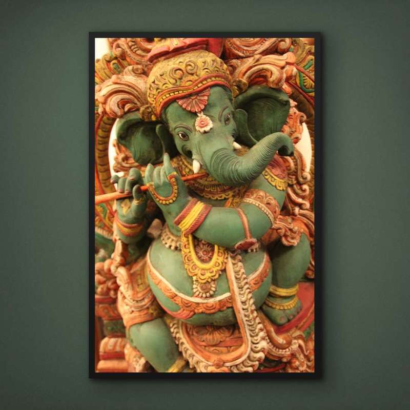 Quadro Decorativo Estátua Ganesha