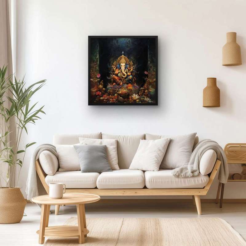 Quadro Decorativo Ganesha