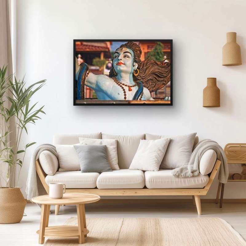 Quadro Decorativo Shiva em Rishikesh