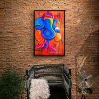 Quadro Decorativo Pintura Ganesha