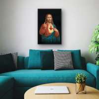 Quadro Decorativo Sagrado Coração de Jesus