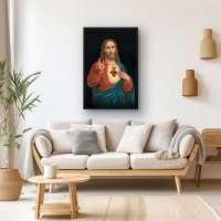 Quadro Decorativo Sagrado Coração de Jesus