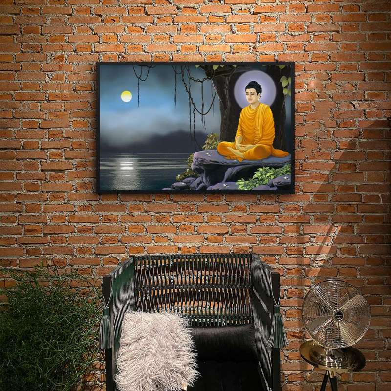 Quadro Decorativo Buda Meditando