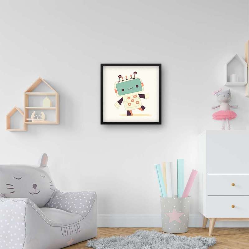 Quadro Decorativo Infantil Robozinho