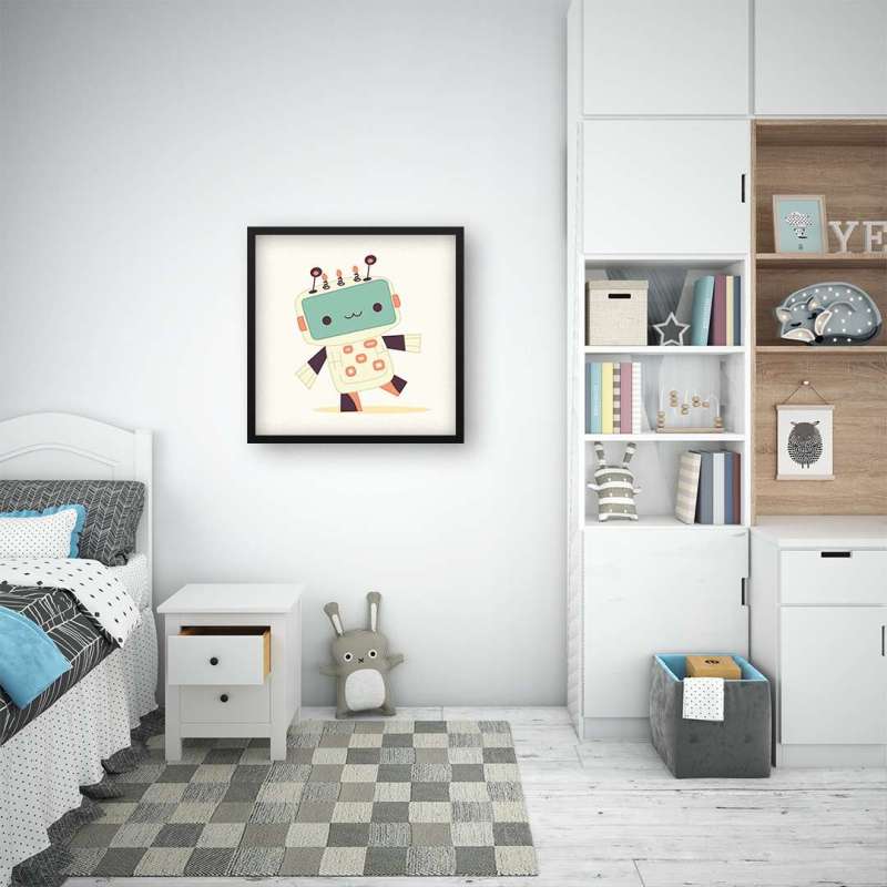 Quadro Decorativo Infantil Robozinho