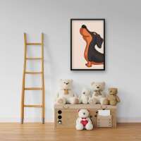 Quadro Decorativo Plenitude Dachshund