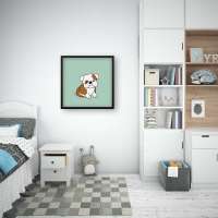 Quadro Decorativo Buldogue