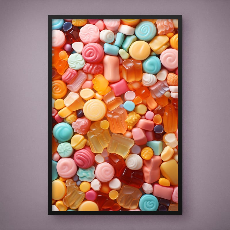 Quadro Decorativo Candyland